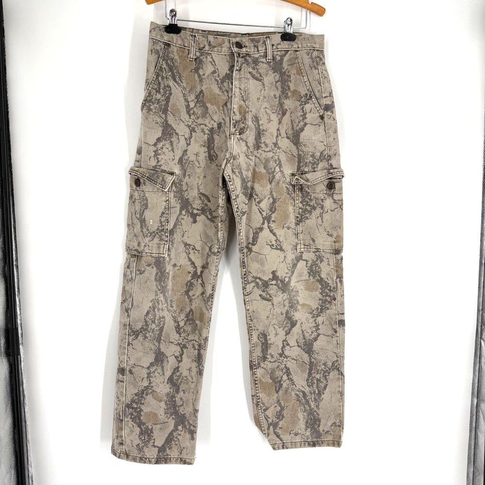 Vintage Y2K Wrangler Outdoor Gear Pants Men 34x32 Realtree Camo Hunting Cargo